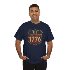 Vintage USA Pride Tee - 1776 Unisex Heavy Cotton Tee