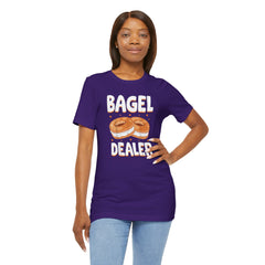 Funny Bagel Dealer Tee - Graphic Shirt