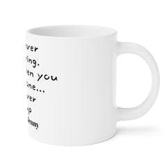 I will never stop trying Mug | Crazy Stupid Love Movie Quote,Valentine Gift,Gift For Him,Anniversary Gift,Boyfriend Gift,Husband Gift