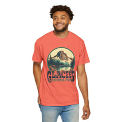 Glacier National Park Graphic, Comfort Colors Soft Relaxed Fit Unisex Garment-Dyed T-shirt