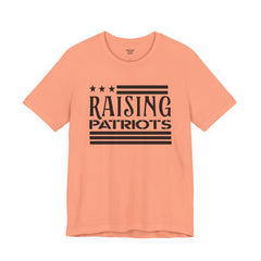 Raising Patriots Tee – Americana Stars & Stripes Family Pride T-Shirt