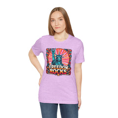 July 4th Statue Of Liberty Freedom - Graphic Unisex Short Sleeve Tee