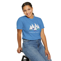 Hempstead Bay Sailing Club T-Shirt — Vintage Sailboat Race Day Tee