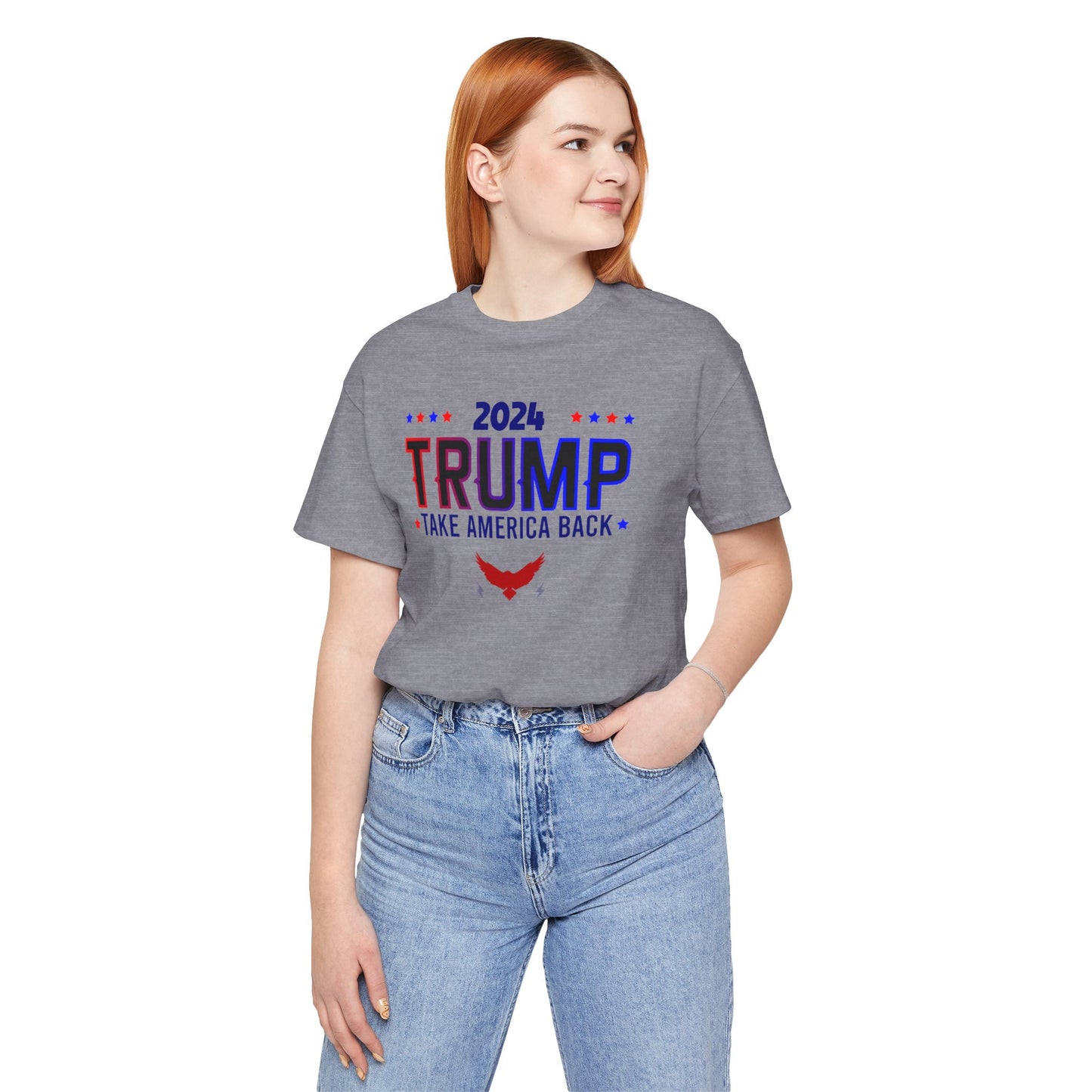 2024 TRUMP Take America Back Political Short Sleeve Tee