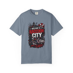 Raccoon City Graphic T-Shirt — "Welcome to Raccoon City" Horror Gamer Tee