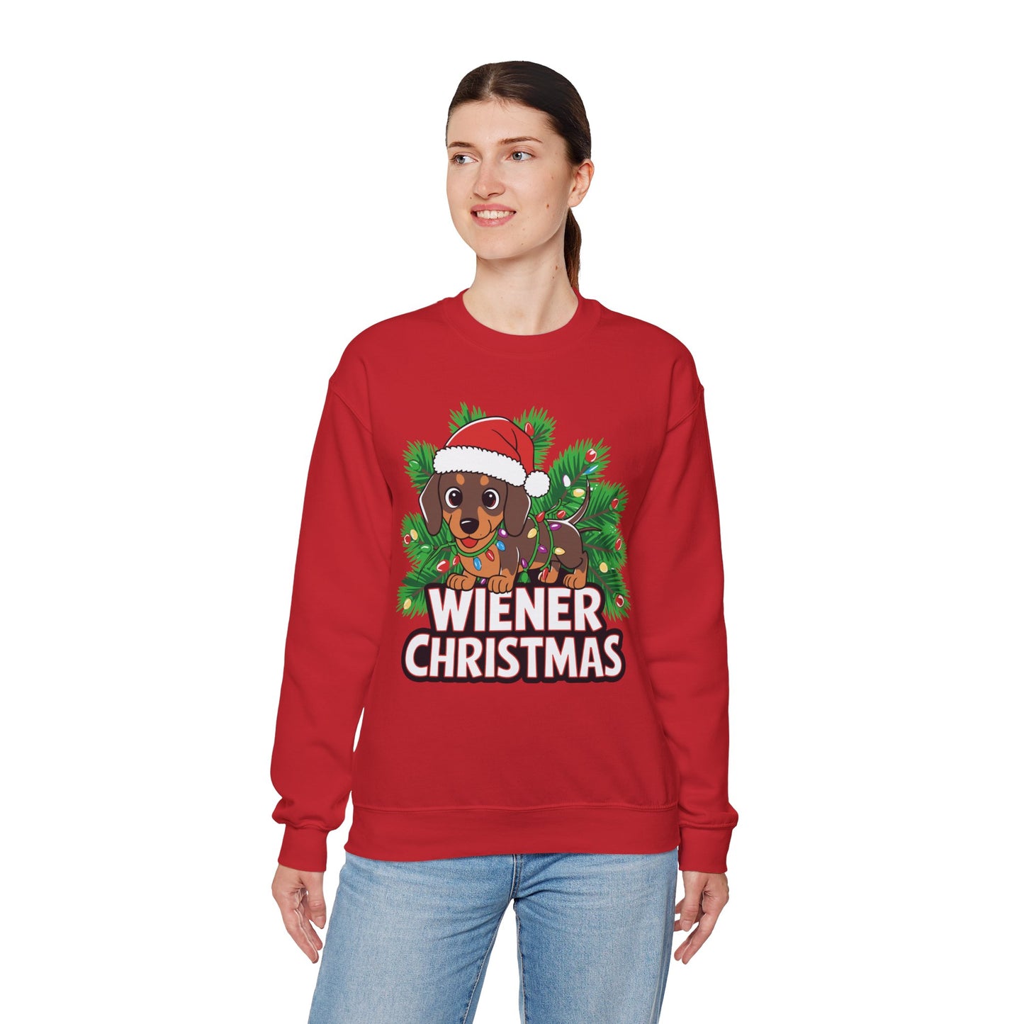 WEINER  CHRISTMAS - Unisex Heavy Blend™ Crewneck Sweatshirt