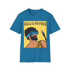 Hallo Future Pop Art Guy Unisex Softstyle T-Shirt