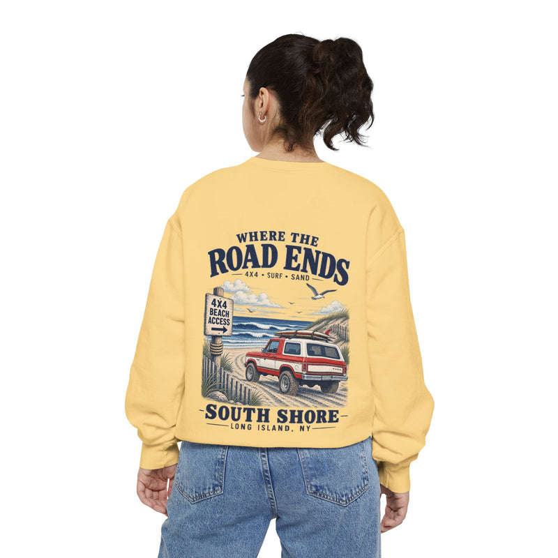 Where the Road Ends South Shore 4x4 Adventure Sweatshirt