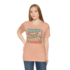 Coastal State of Mind Tee — Retro Beach Graphic T-Shirt