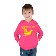 Flying high, dino-style! - Toddler Pullover Fleece Hoodie