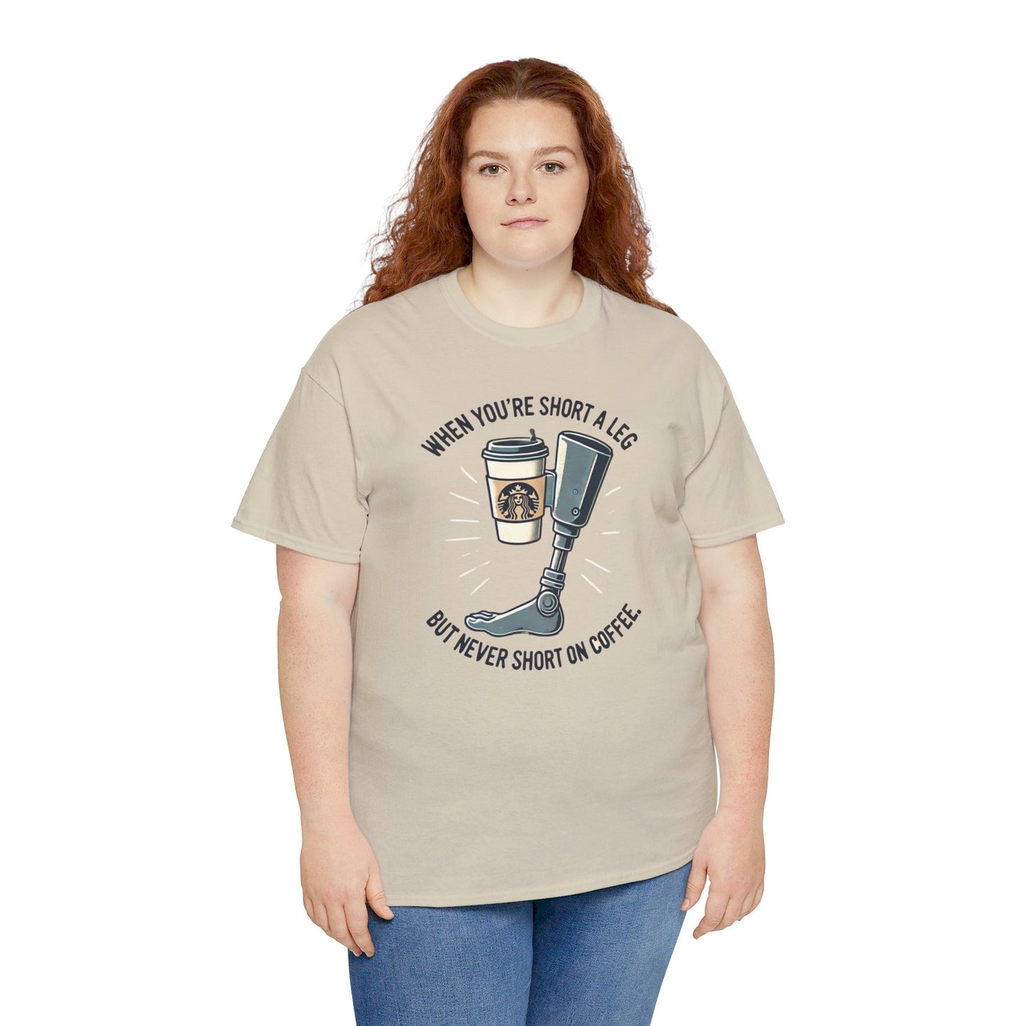 Aputee Coffee Humor - Unisex Heavy Cotton Tee