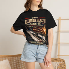 USS Alexander Hamilton SSBN-617 Submarine T-Shirt - Forty One for Freedom Collection
