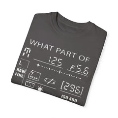 CAMERA DISPLAY, Graphic Unisex Garment-Dyed T-shirt