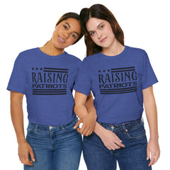 Raising Patriots Tee – Americana Stars & Stripes Family Pride T-Shirt