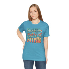 Coastal State of Mind Tee — Retro Beach Graphic T-Shirt