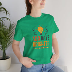 100 Days of School Brighter Teacher Appreciation T-Shirt