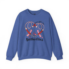 You Give Me Butterflies - Unisex Heavy Blend™ Crewneck Sweatshirt