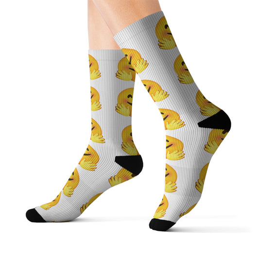 Emoji with Hands - Graphic Sublimation Socks