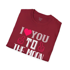 Valentines Day - European Printed Unisex Softstyle T-Shirt, I Love You Shirt,Romantic gift, gift for her, gift for him, couples t-shirt,Love