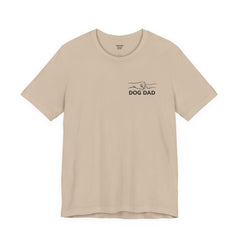 Dog Dad T-Shirt — Personalized Your Dog Image  Tee (Custom Name)