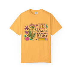 Floral Teacher T-Shirt - Comfort Colors Soft