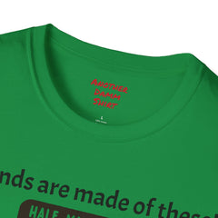 Leg Amputee Humor - Unisex Softstyle T-Shirt / Running a Marathon / One Leg Humor / Awards Medal / Funny Story / One Leg Warrior