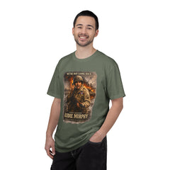 American Heroes Collection No 2 Graphic T-Shirt — “We're Not Going Back” Audie Murphy WWII