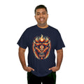 Flaming Fire Cyclops - Graphic Unisex Heavy Cotton Tee