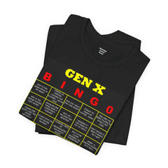 FUNNY GEN X BINGO - Unisex Jersey Short Sleeve Tee