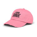 Funny Amputee distressed cap, I Still Run Better Then The Government, Limb Loss Awareness cap, gift for amputee, recovery encouragement gift