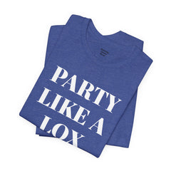 Funny Jewish Humor Party Like A Lox Star Graphic Tee