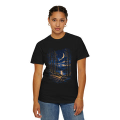 Moonlit Forest T-Shirt – Nature Lover Camping Shirt