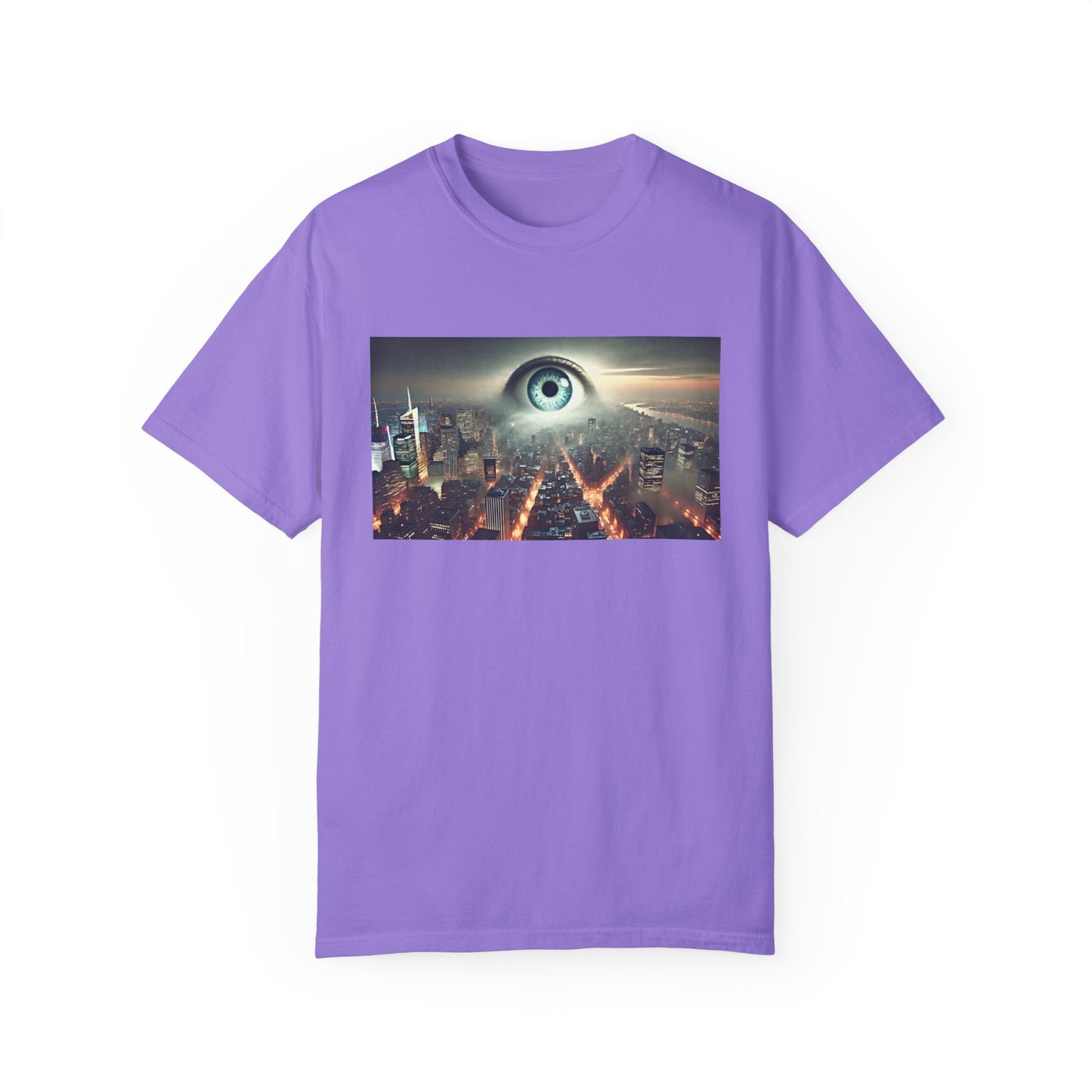 Alan Parsons Project Influenced Eye In The Sky Mural Graphic - Unisex Comfort Colors Shirt