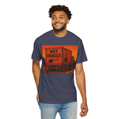 Not Fragile Unisex Garment-Dyed T-Shirt -BTO Inspired Vintage Guitar Graphic Tee