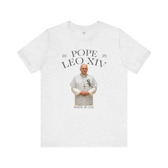 Pope Leo XIV White Sox Fan Short Sleeve Tee - Made in USA