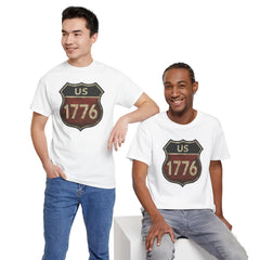 Vintage USA Pride Tee - 1776 Unisex Heavy Cotton Tee