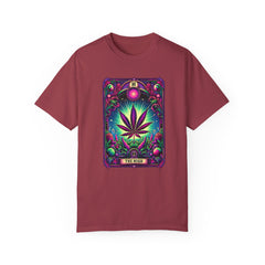 TAROT CARD WEED T Shirt, Vintage Style tee, Marijuana Leaf Graphic Tee, Weed Lover, Smoke Cannabis tee, Relaxed Fit tee, Stoner Lifestyle