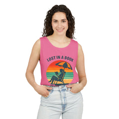 Beach Reader Unisex Tank Top | Summer Vibes | Lost In A Book | Perfect for Book Lovers, Beach Days, Vacations, Gifts, Relaxing Moments