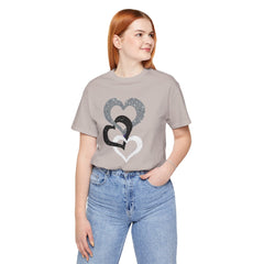 Triple Heart Design Tee