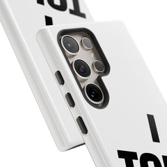 I TOLD YA movie tough case, gift for her, gift for him, movie lover gift, film buff cell case, cinema fan phone case, pop culture cell case