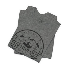 The Hideout Lake Ariel Tee — Vintage Lakeside Cabin T-Shirt