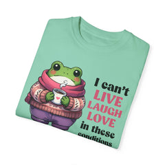 Vintage Style Funny Frog Tshirt  - Stylish Unisex T Shirt