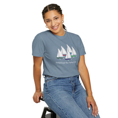 Hempstead Bay Sailing Club T-Shirt — Vintage Sailboat Race Day Tee