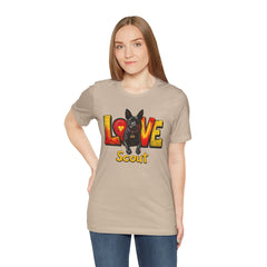 Personalized Love Your Dog T-Shirt — Designed with your dogs name and picture Graphic Tee