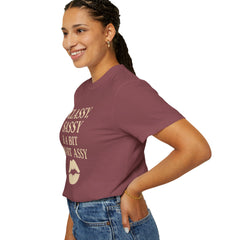 Classy Sassy T-shirt, Unisex Casual Top, Statement Tee, Gift for Her, Fashion Apparel, Birthday Humor Shirt