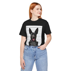 K9 Mugshot Personalized with your Dog T-Shirt