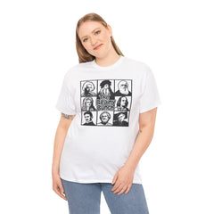 The Brainy Bunch Tee — Vintage Scientist Portraits Graphic T-Shirt