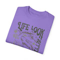 Whales, Life Look Better Under Water -  Graphic Unisex Garment-Dyed T-shirt