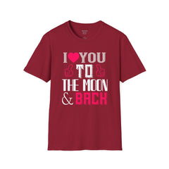 Valentines Day - European Printed Unisex Softstyle T-Shirt, I Love You Shirt,Romantic gift, gift for her, gift for him, couples t-shirt,Love