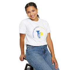 Blue French Horn & Yellow Umbrella T-Shirt — HIMYM Fan Tee